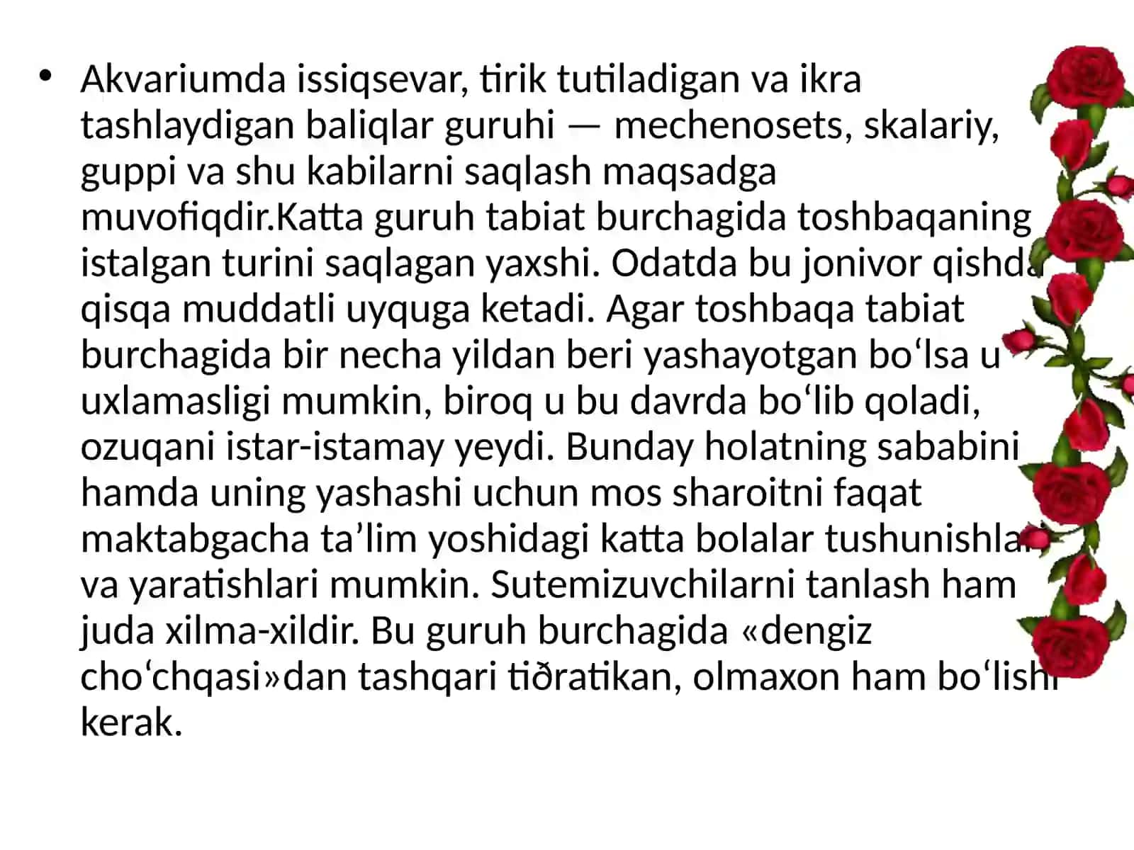 Hayvon va o‘simliklarni parvarish qilishga o‘rgatish 3