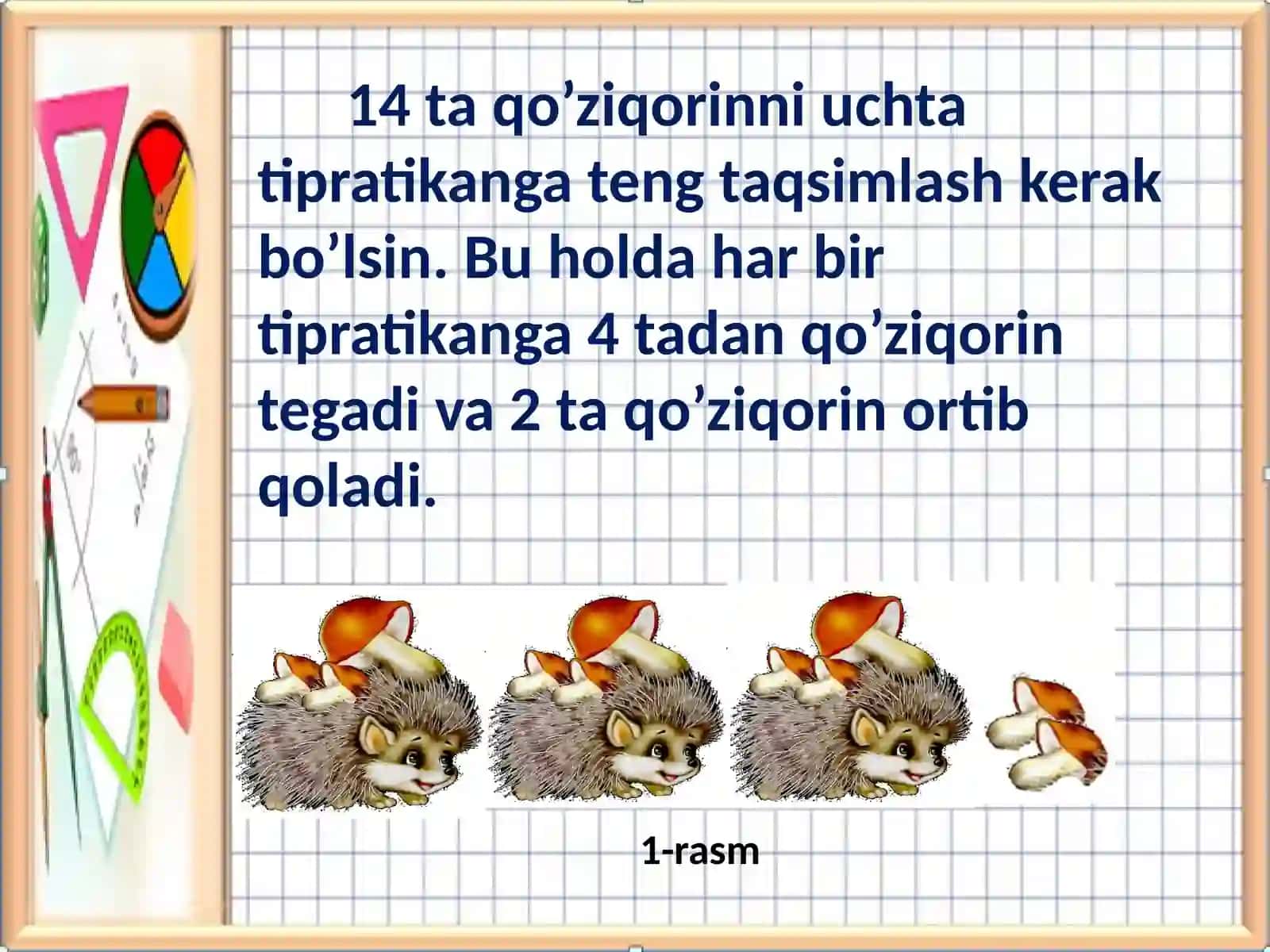 MATEMATIKA VA INFORMATIKA FANI O’QITUVCHISI XURRAMOVA FARIDA 3