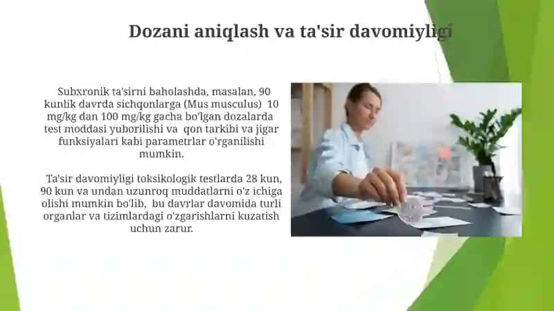 Toksikologik tekshirishlarning metodologik asoslari 3