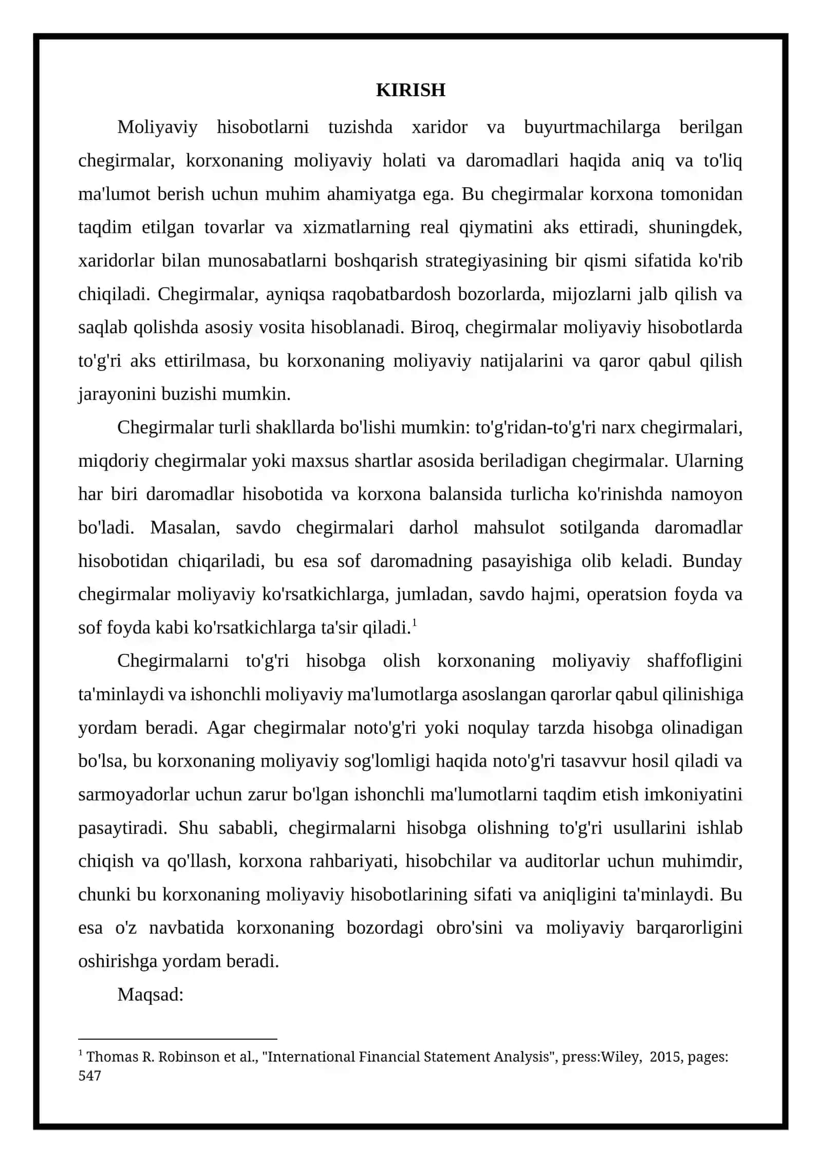 Xaridor va buyutmachilarga berilgan  chegirmalarni hisobda aks ettirish 3