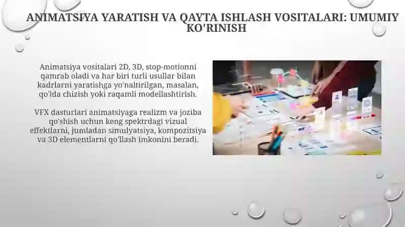 Animatsion lavhalarni yaratish va ishlov berish vositalari 3