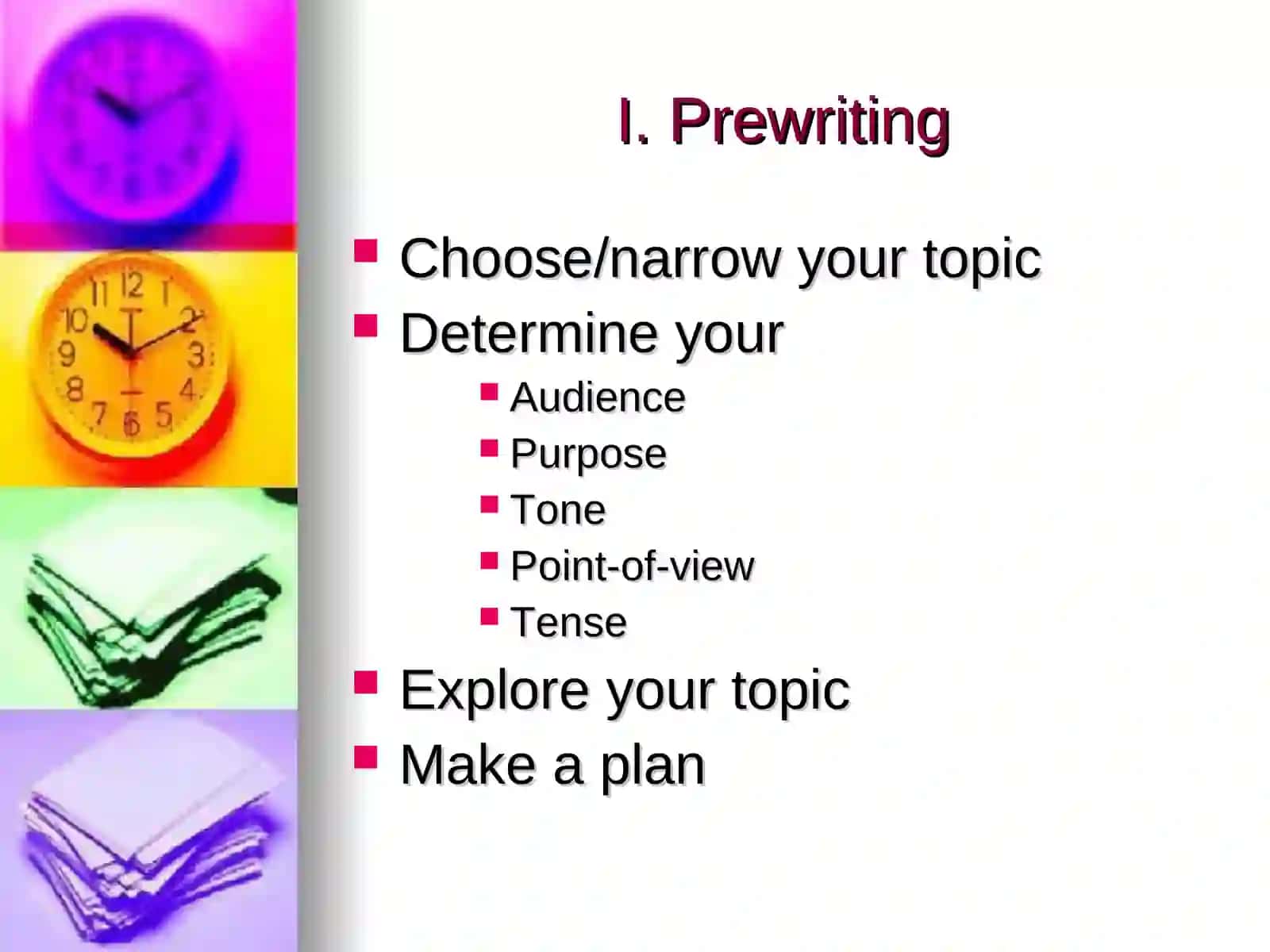 Stages of the Writing Process 3