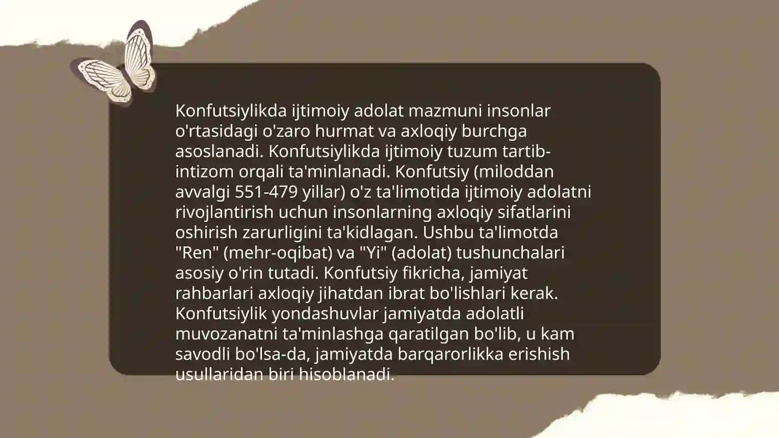 Konfutsiylikda ijtimoiy adolat 3