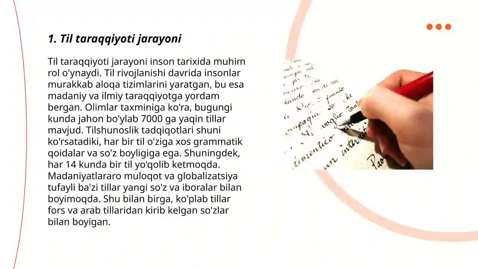 Til va yozuv masalalari 3
