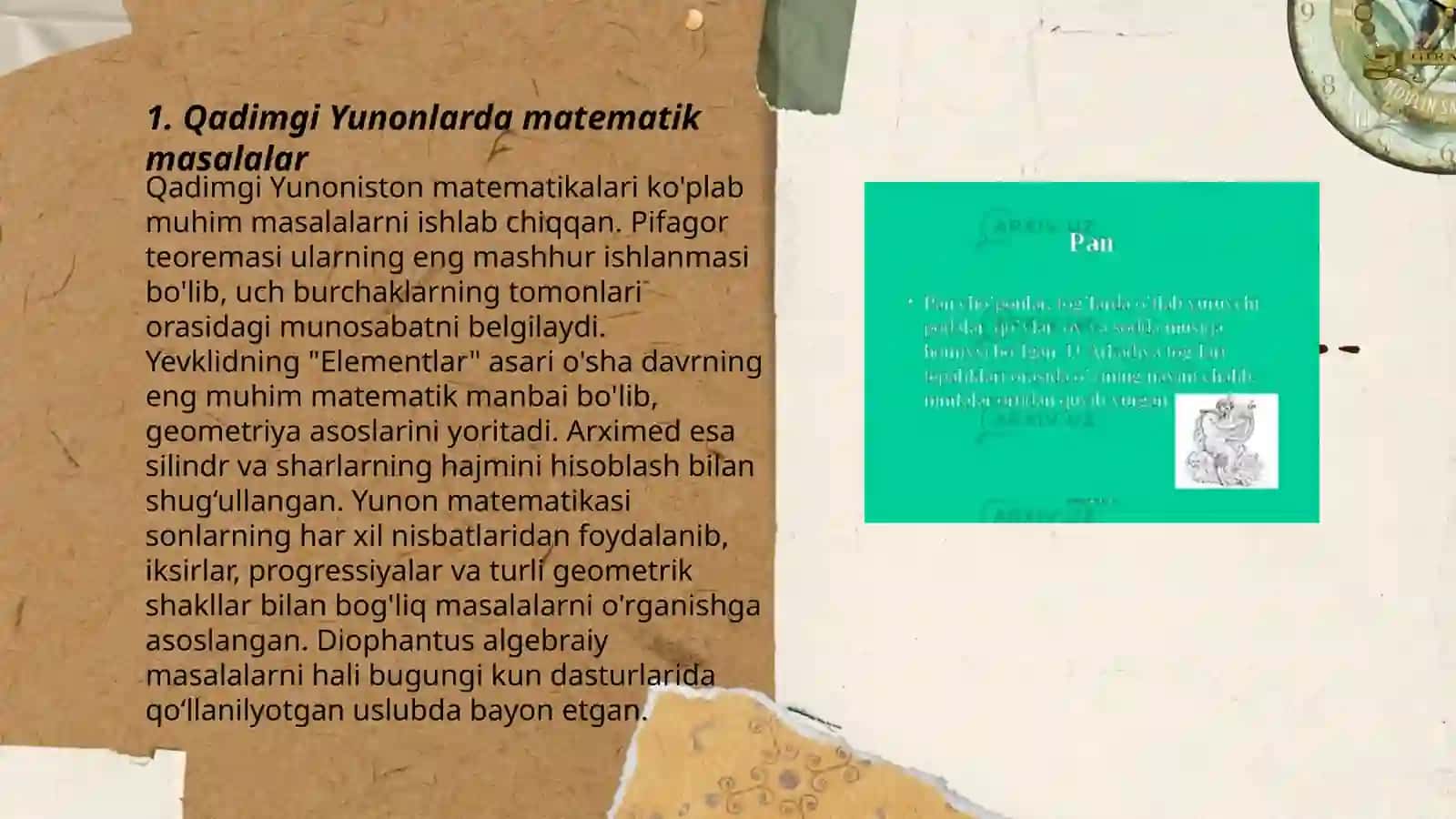 Qadimgi yunonlarda uch asosiy masalaning hal qilinishi 3