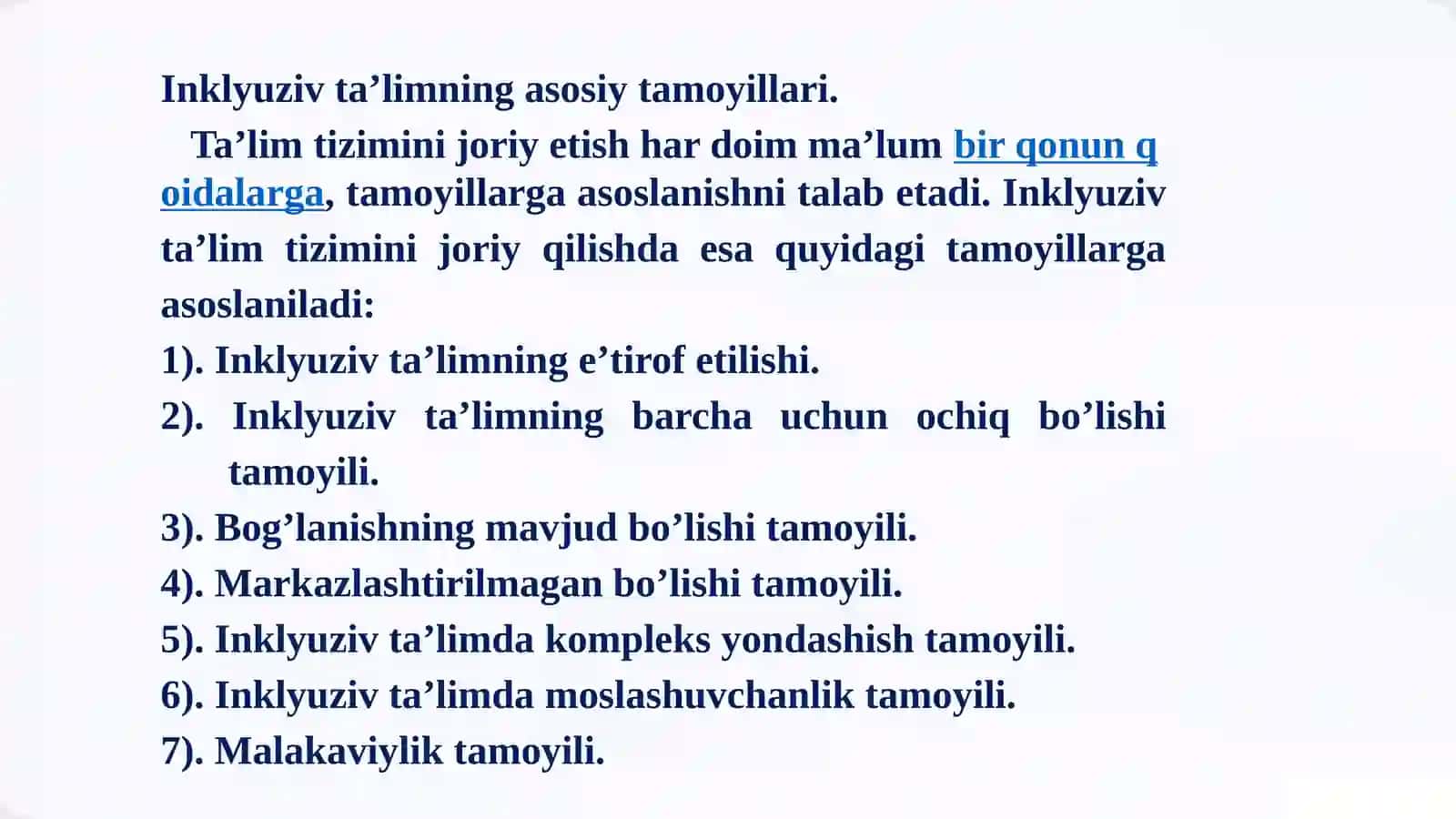 Inklyuziv Ta'limni Boshqarish Tamoyillari: Tenglik va Imkoniyatlar 3
