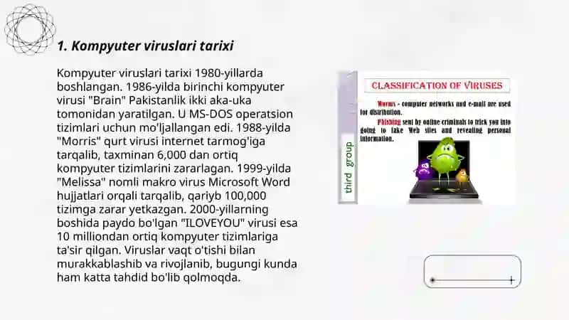 Kompyuter viruslari va antiviruslar haqida maʼlumot 3