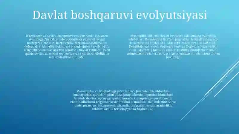 Mustaqillik Yillarida Davlat Boshqaruvi Tizimida Amalga Oshirilgan Islohotlar 3