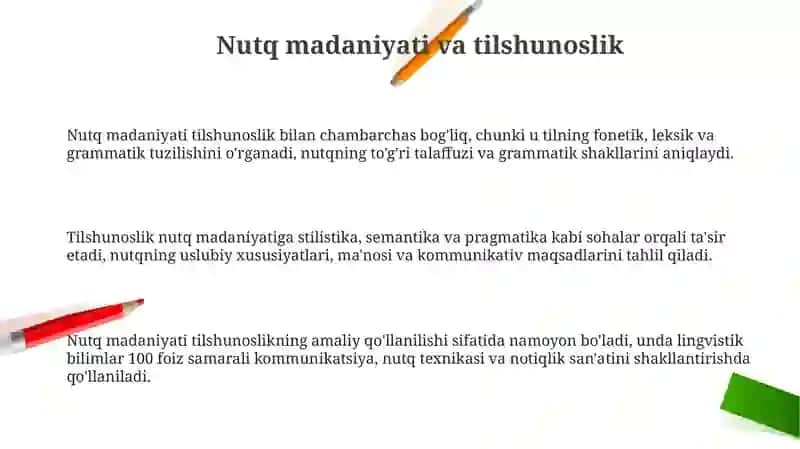 Nutq madaniyati va tilshunoslik 3