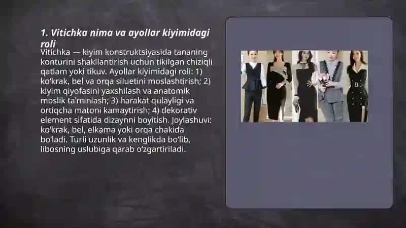 Ayollar kiyimida vitichkalar ko‘chirish usuli 3