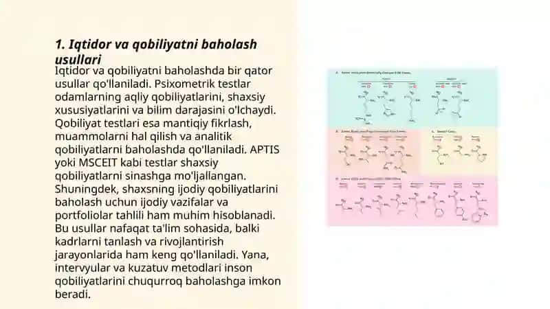 Iqtidor va qobiliyatni baholash usullari 3
