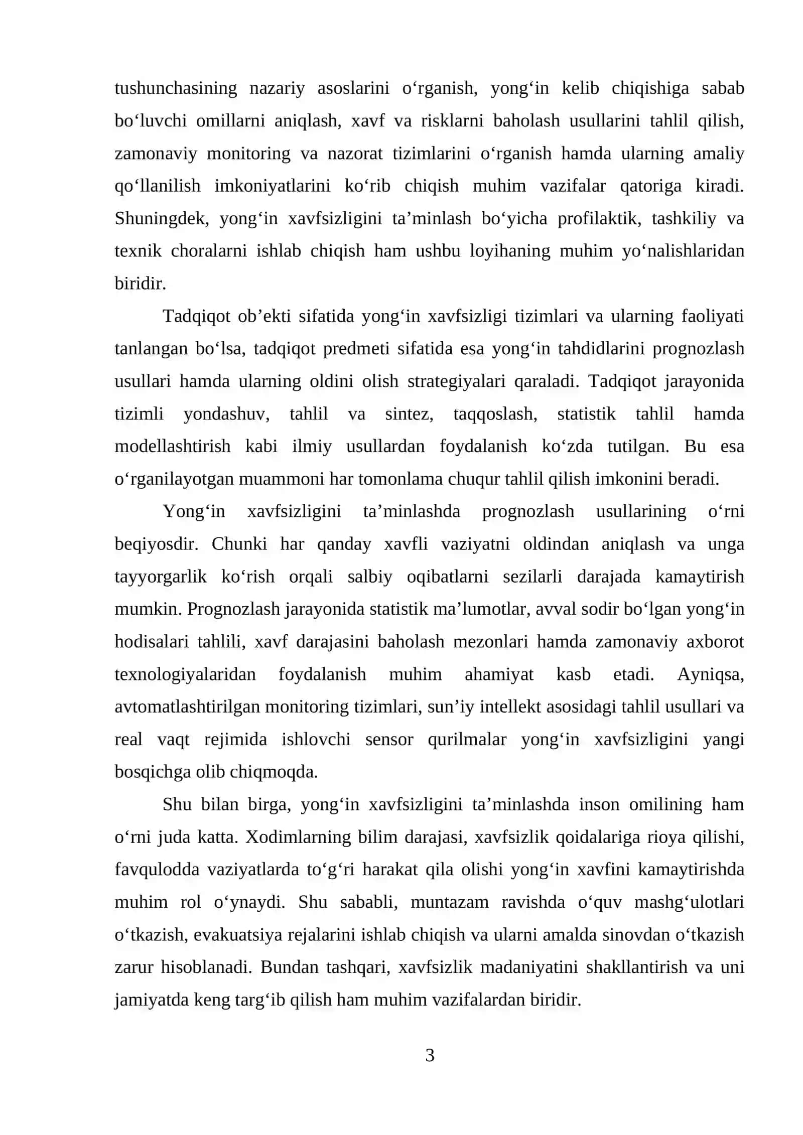 Yong‘in xavfsizligi bo‘yicha tahdidlarni oldindan prognozlash va ularning oldini olish uchun strategiyalar ishlab chiqish 3