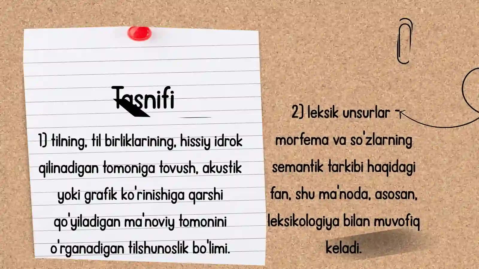 Semasiologiya - leksikologiyaning muhim bo'limi sifatida 3