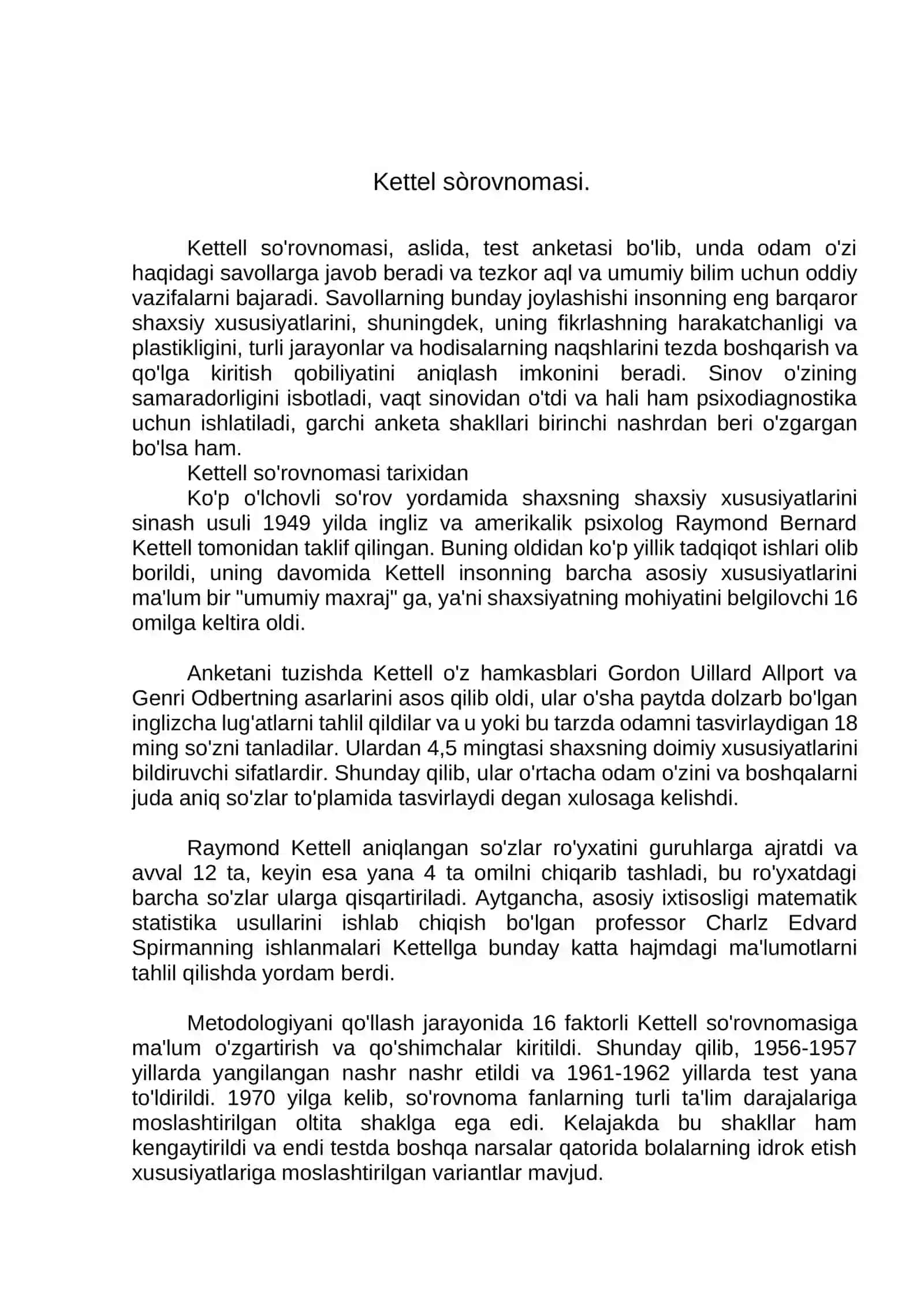Umumiy psixalogiya fanidan tayyorlagan 1-MUSTAQIL ISHI 3