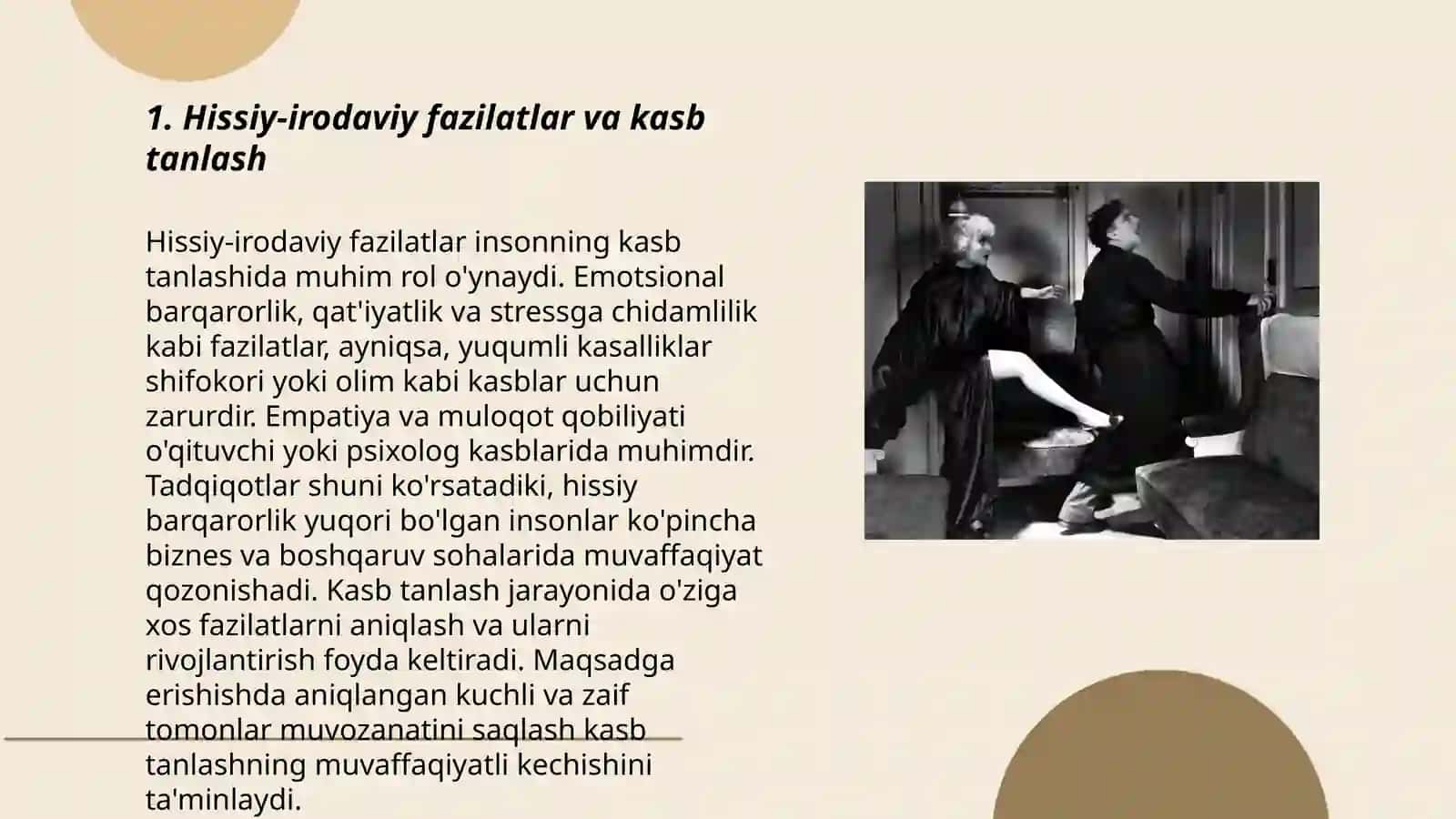 Shaxsning hissiy-irodaviy sohasi va kasbga moslashish 3