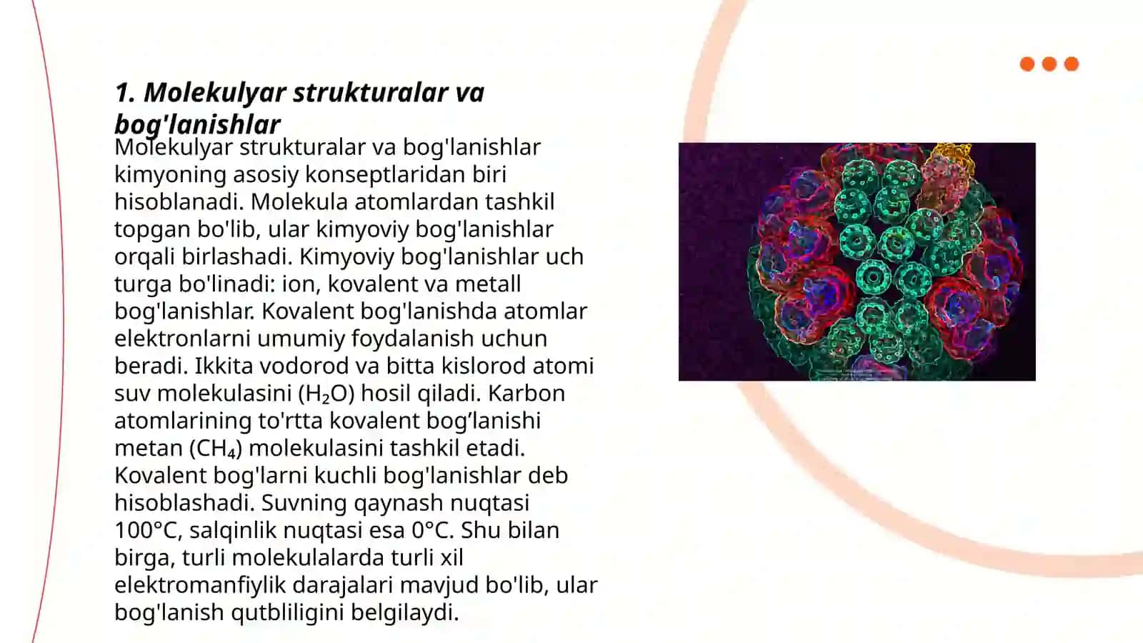Molekulyar biofizika asoslari. Kvant biofizikasi elementlari 3