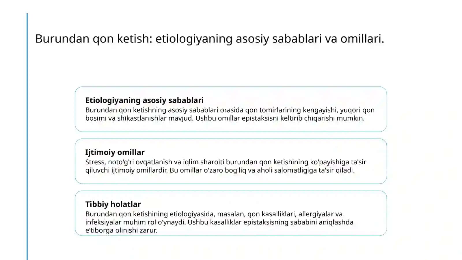Burundan Qon Ketishi Etiologiyasi 3