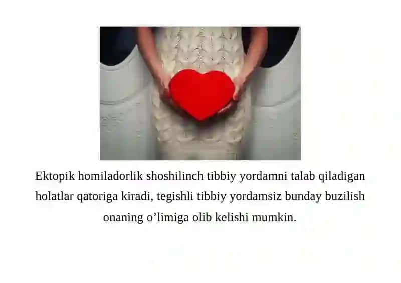 BACHADONDAN TASHQARI HOMILADORLIK — SABABLARI, ALOMATLARI, DAVOLASH, XAVFLARI 3