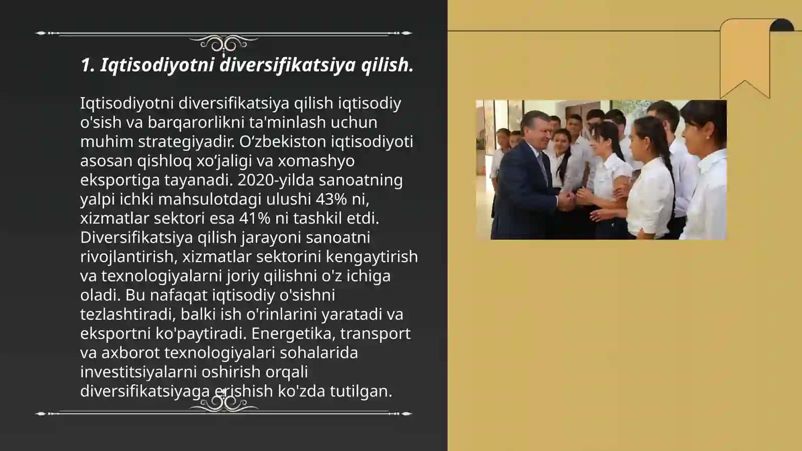 Iqtisodiyotni diversifikatsiya qilish 3