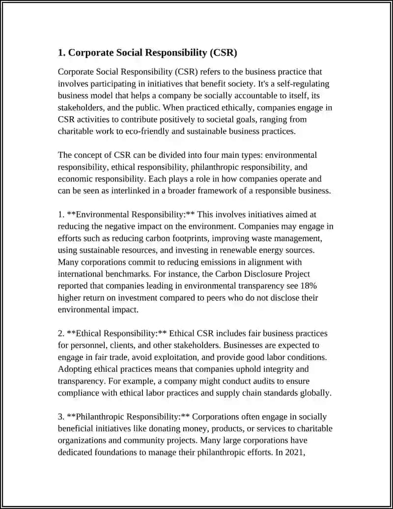 Corporate Social Responsibility (CSR) 3