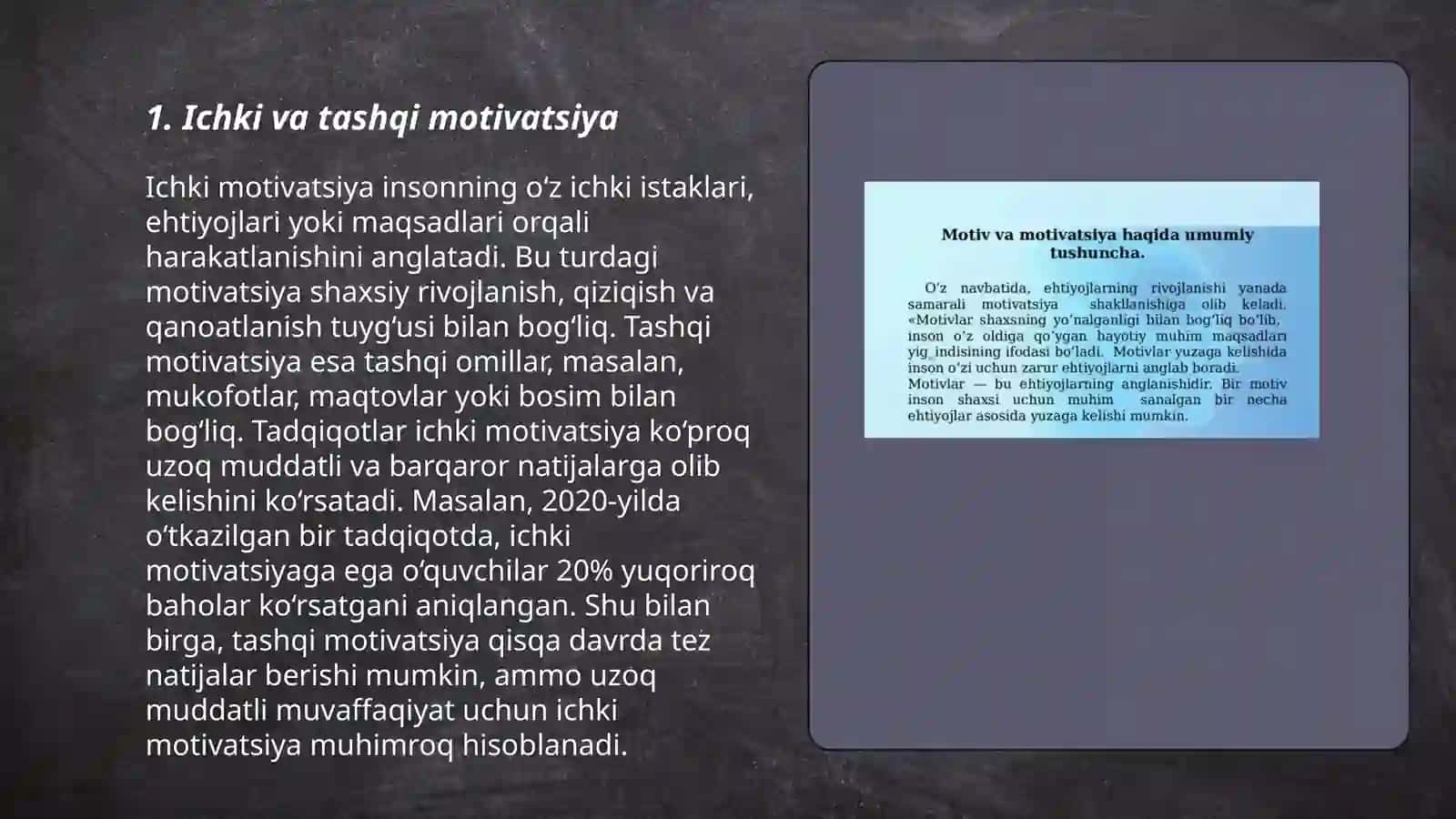 Mativatsiya modellari 3