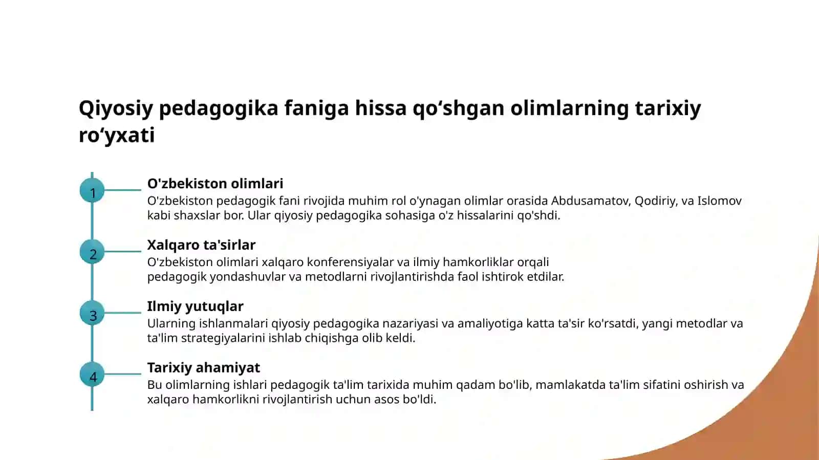 Qiyosiy pedagogika faniga hissa qoʻshgan olimlar haqida malumot 3