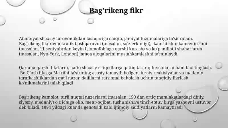 Bag'rikenglikning ta'siri: xarajatlar va oqibatlar 3