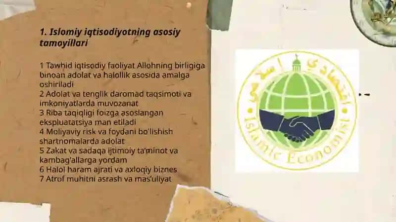 Islomda iqtisodiyotga qarashlari 3