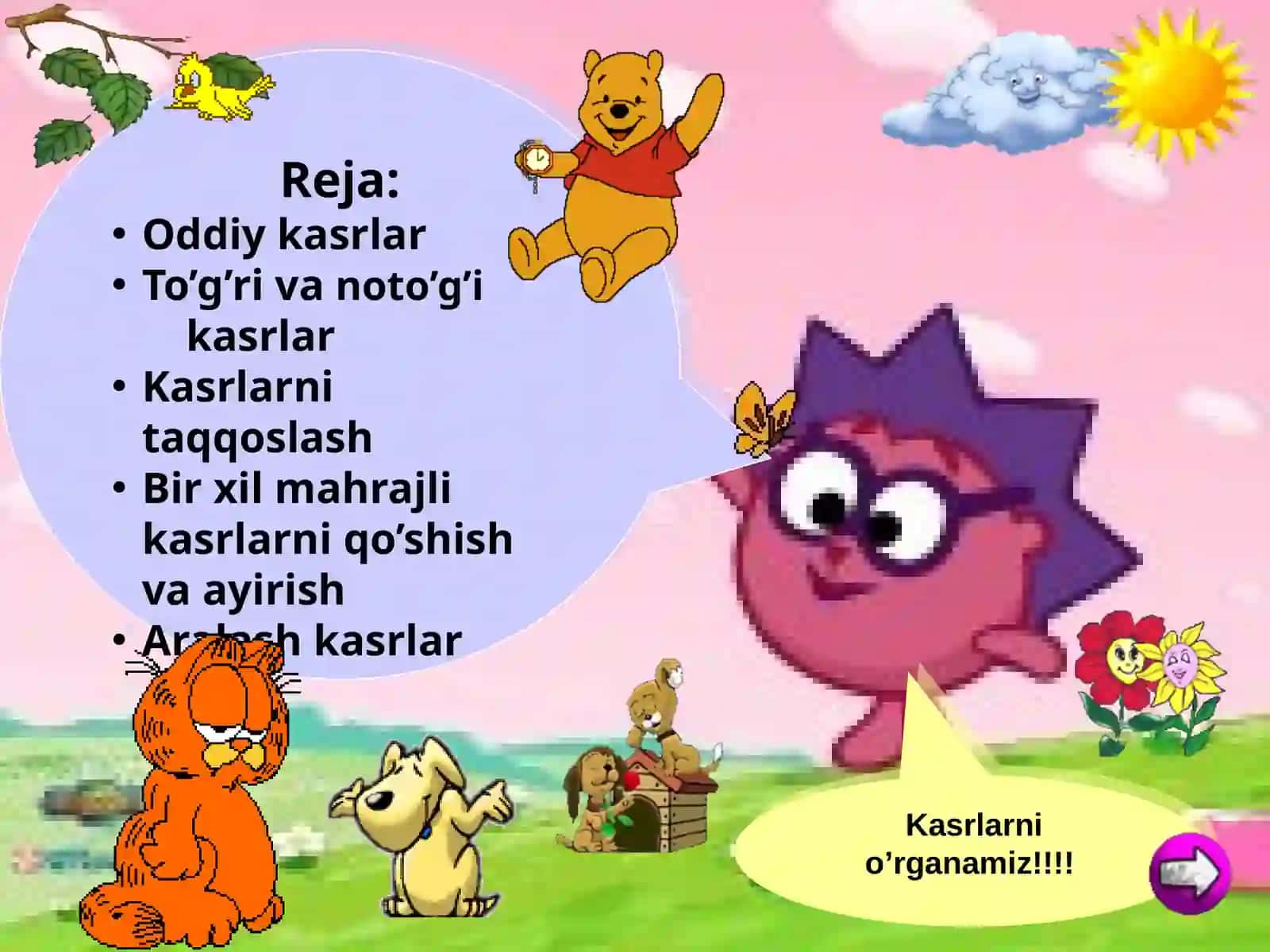 Oddiy kasrlar 3