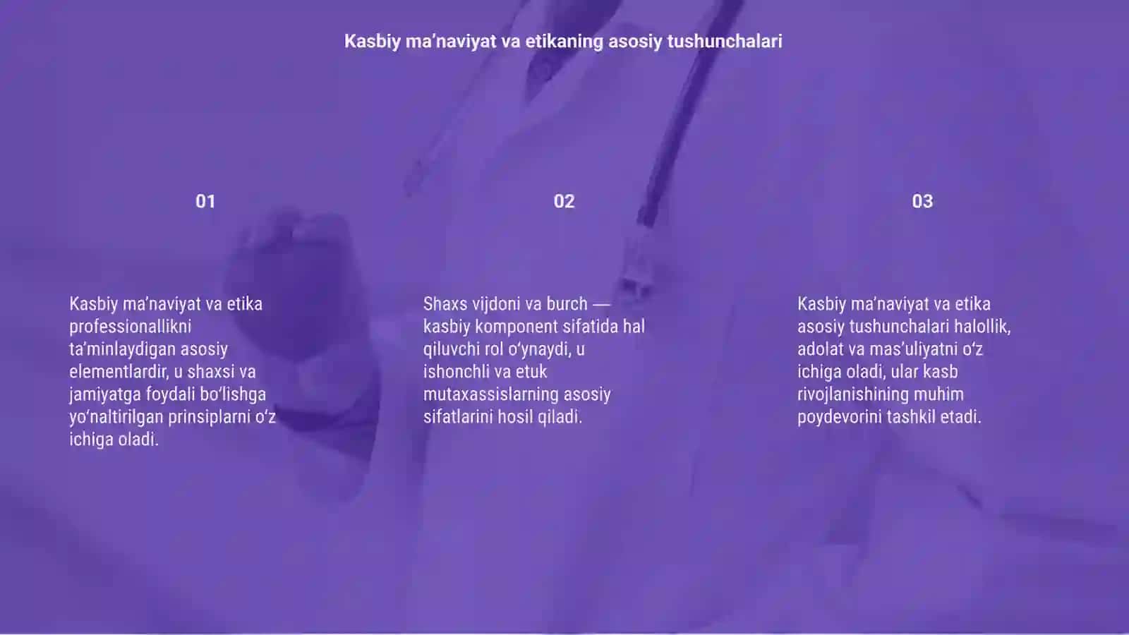 Kasbiy ma’naviyat va kasb etikasining o‘ziga xos xususiyatlari 3