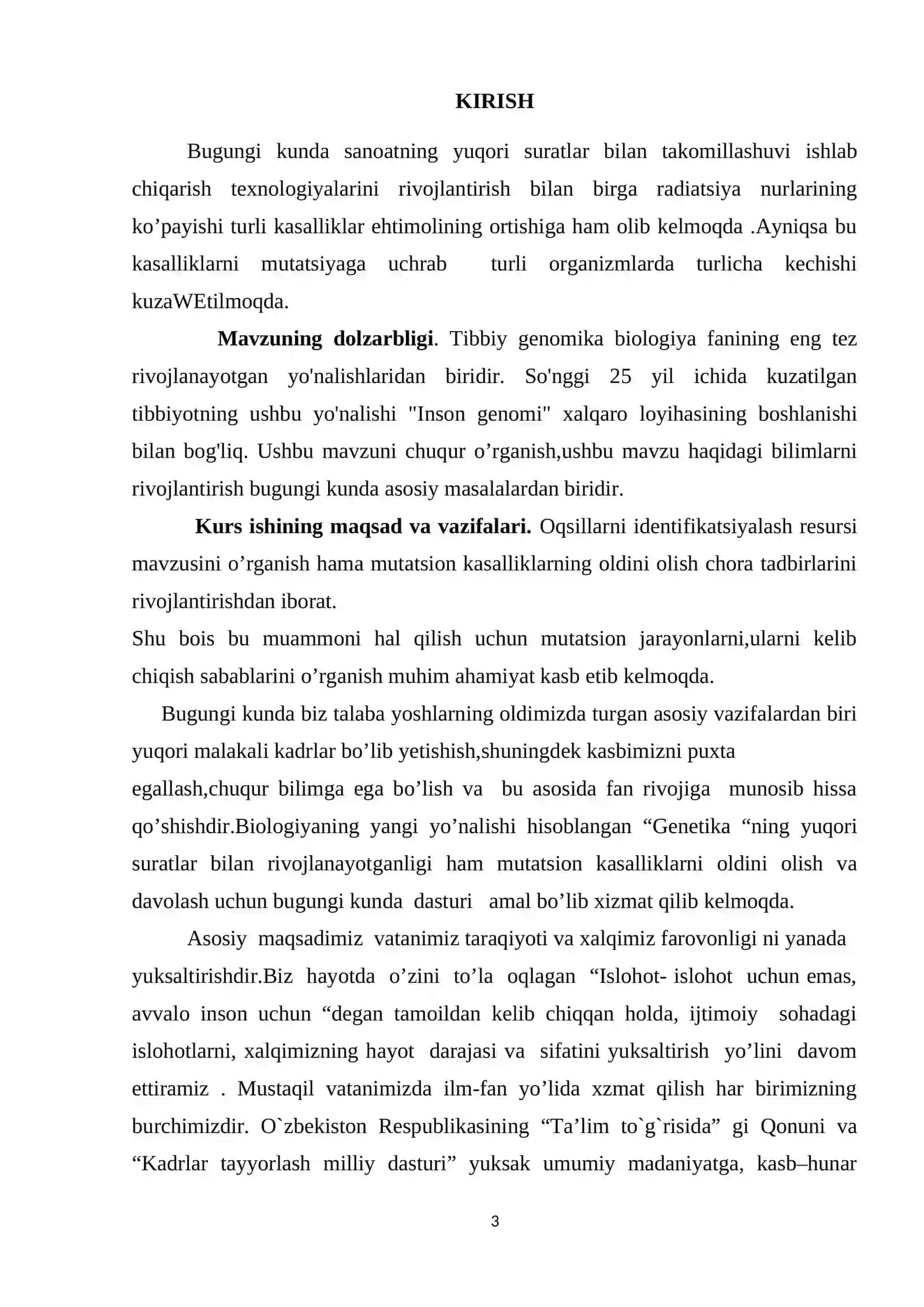 Oqsillarni identifikatsiyalash resursi (Protein Indentification Resource, PIR) 3