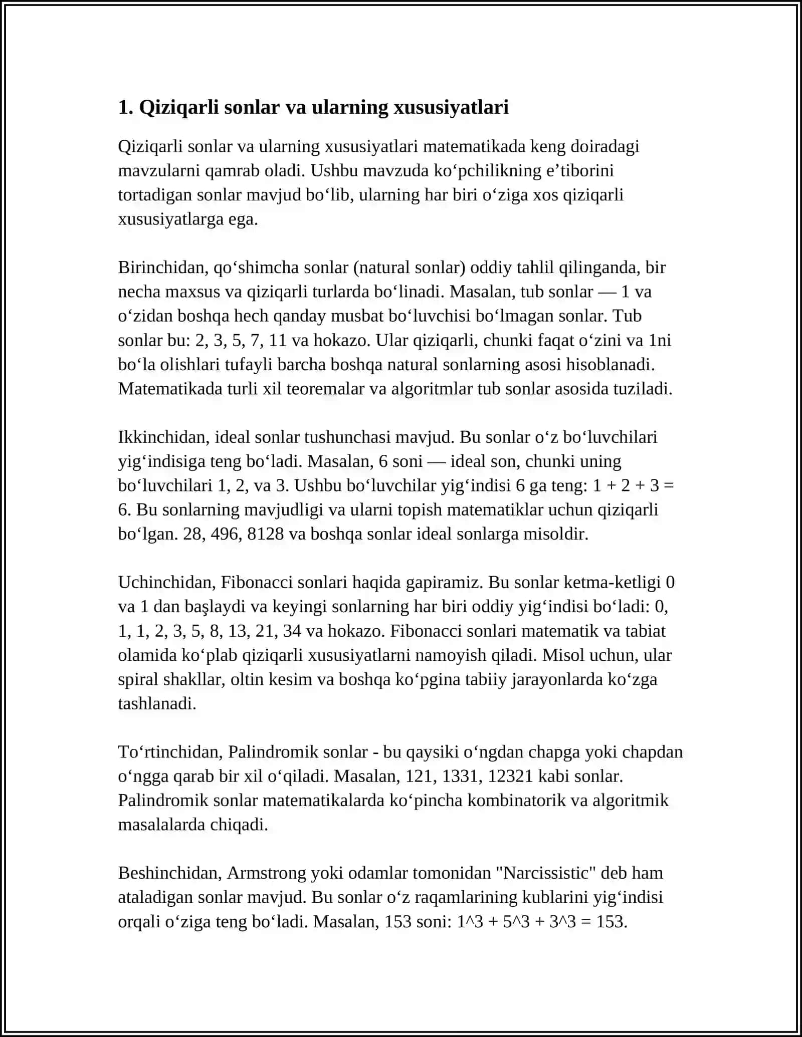 QIZIQARLI MATEMATIKA TO‘GARAGI 3