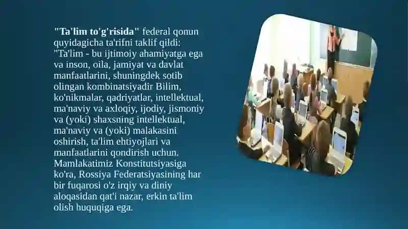 Mustaqil ish "Ta`lim menejmenti" fani bo'yicha reja 3
