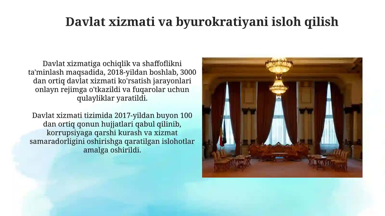 Davlat Boshqaruvi Islohotlarining Asosiy Yo'nalishlari 3
