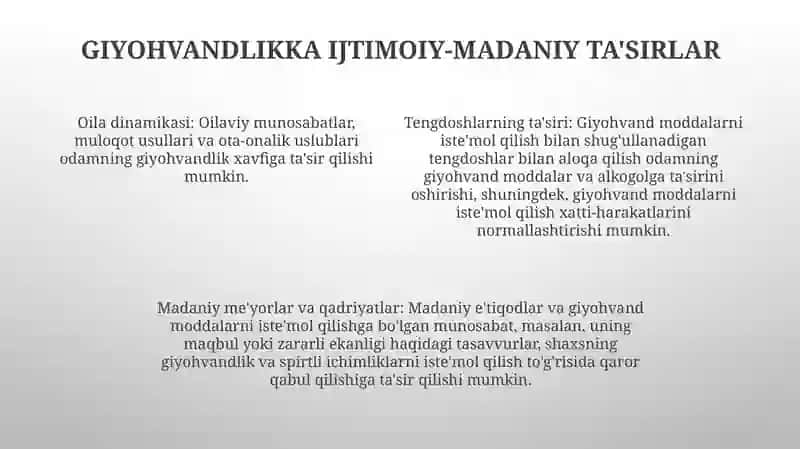 Giyohvandlik Ijtimoiy-Pedagogik Muammo Sifatida 3