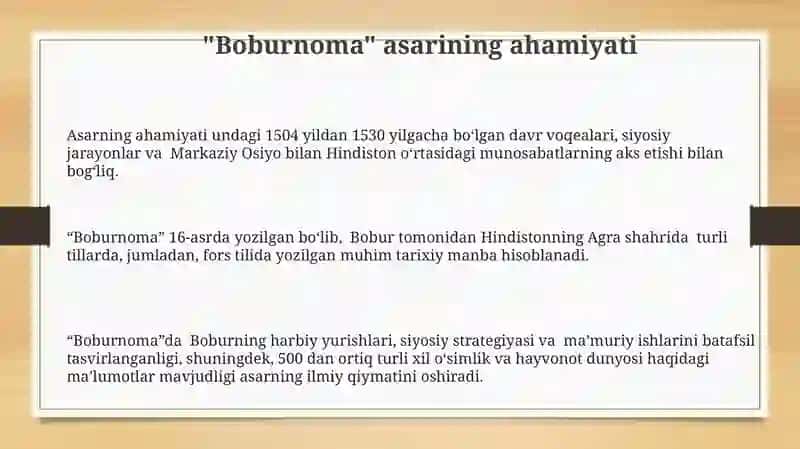 Bobur va Qodiriy hayoti va asarlari 3