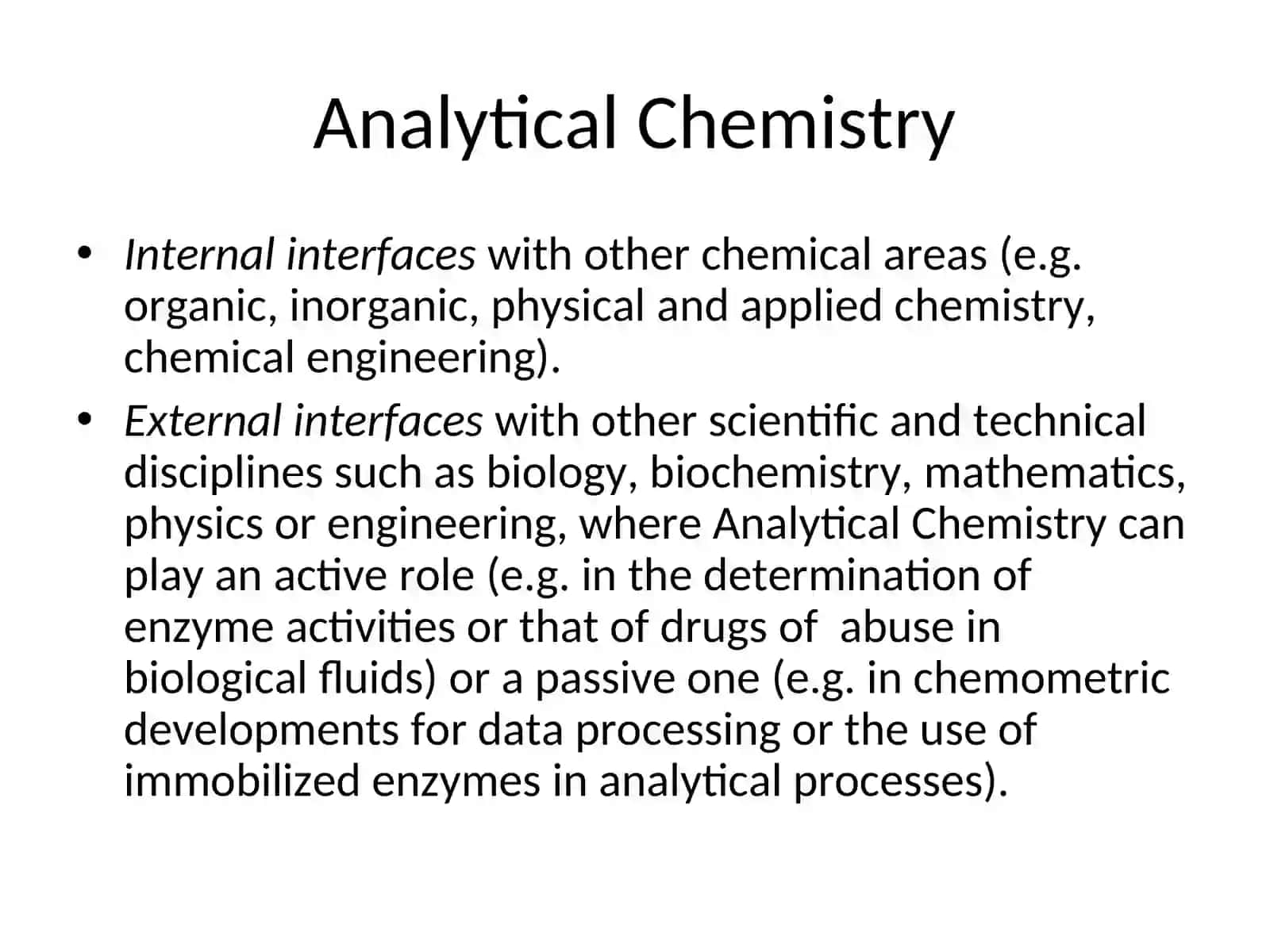 Analytical Chemistry 3