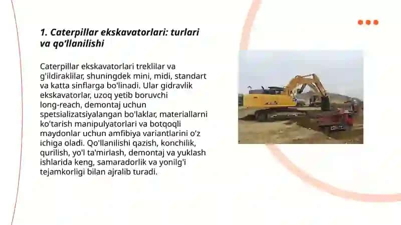 Kompaniyalarining ekskavatorlari turlari 3