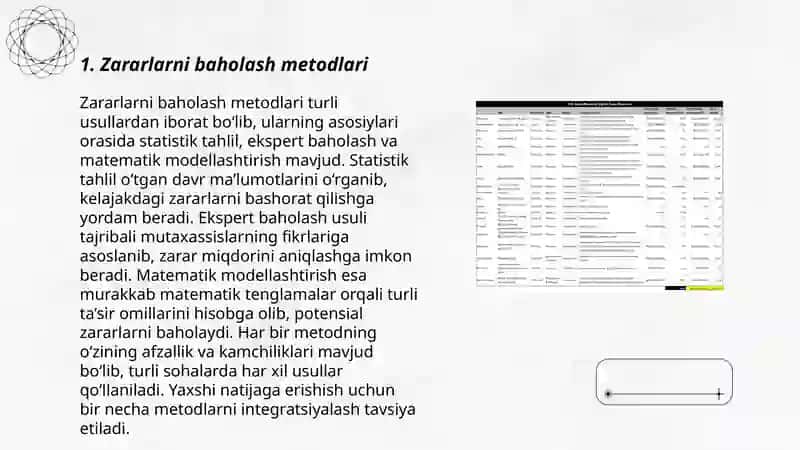 Zararlarni qoplash boʻyicha ishlarni tahlil qilish 3