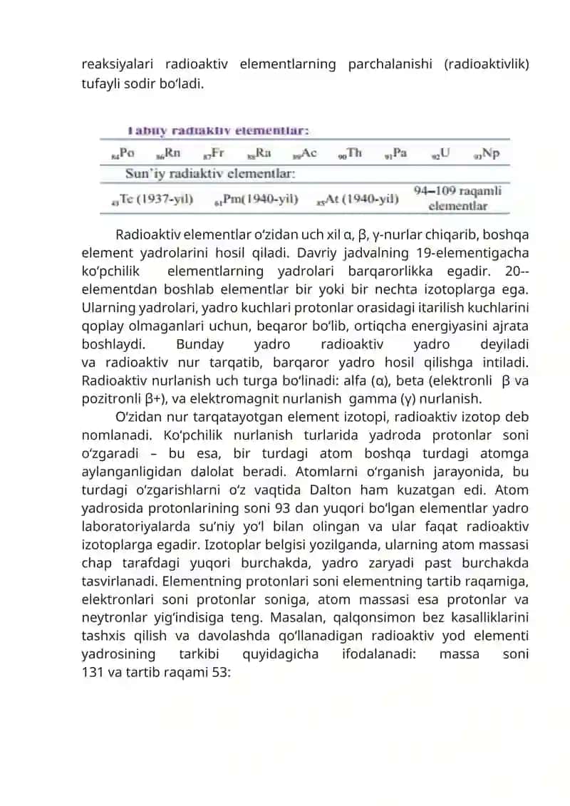 Atom tuzilishi va yadro kimyosi 3