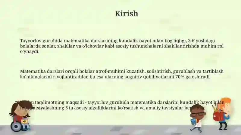 Matematika va Mashg'ulotlar 3