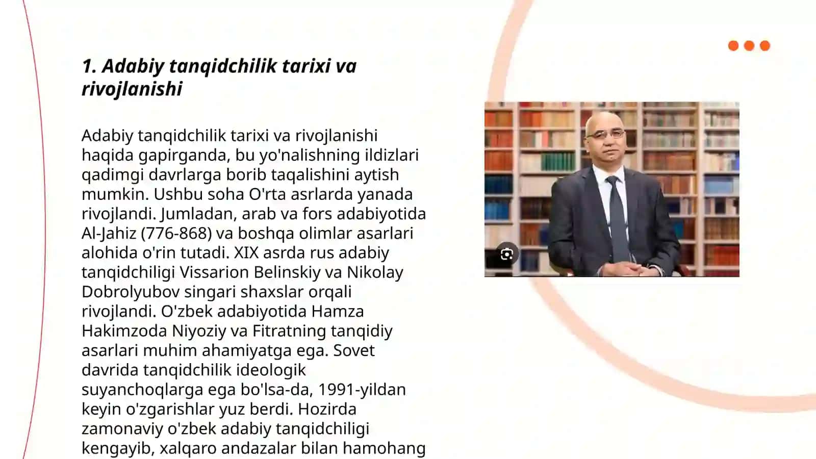 Adabiy tanqidda tahlil va talqin muammolari 3