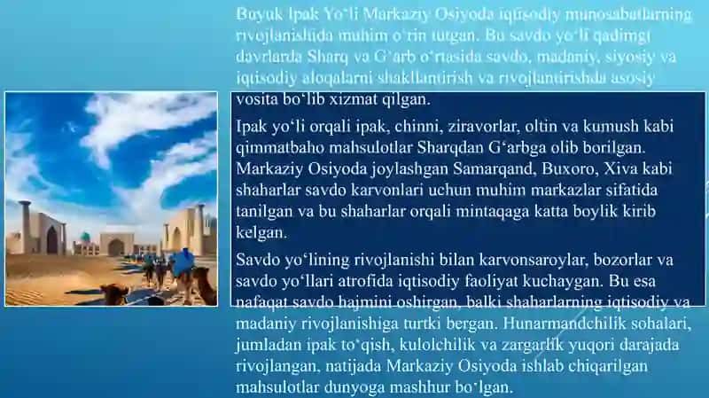 O'rta Osiyodagi temuriylar davrigacha bo'lgan va temuriylar davridagi iqtisodiy g'oyalar 3