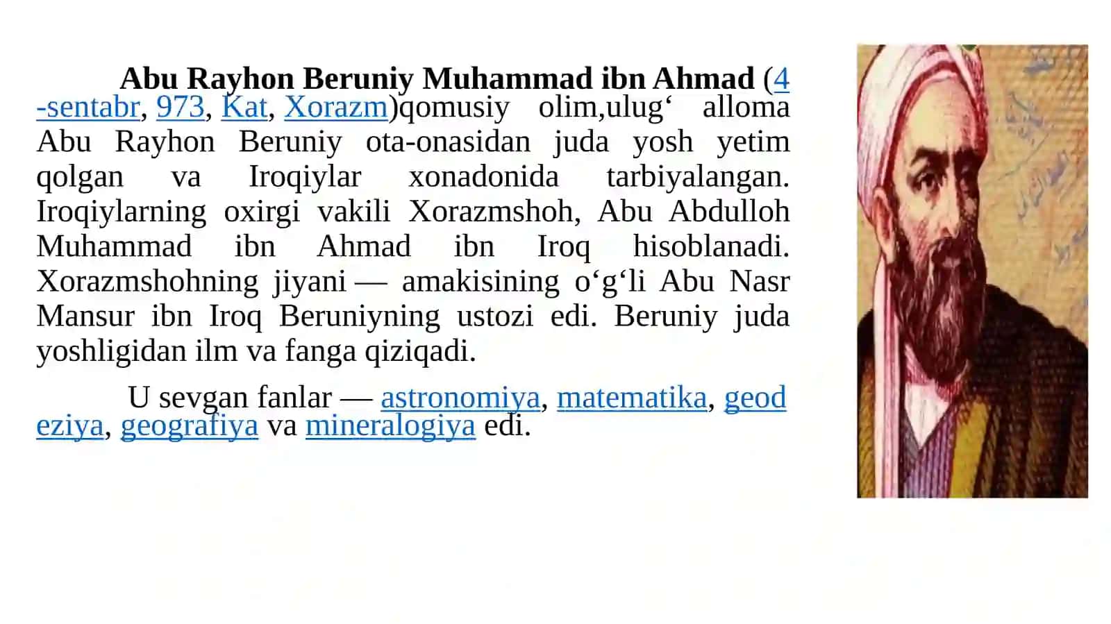Beruniy merosining xalq tabobatidagi o’rni 3