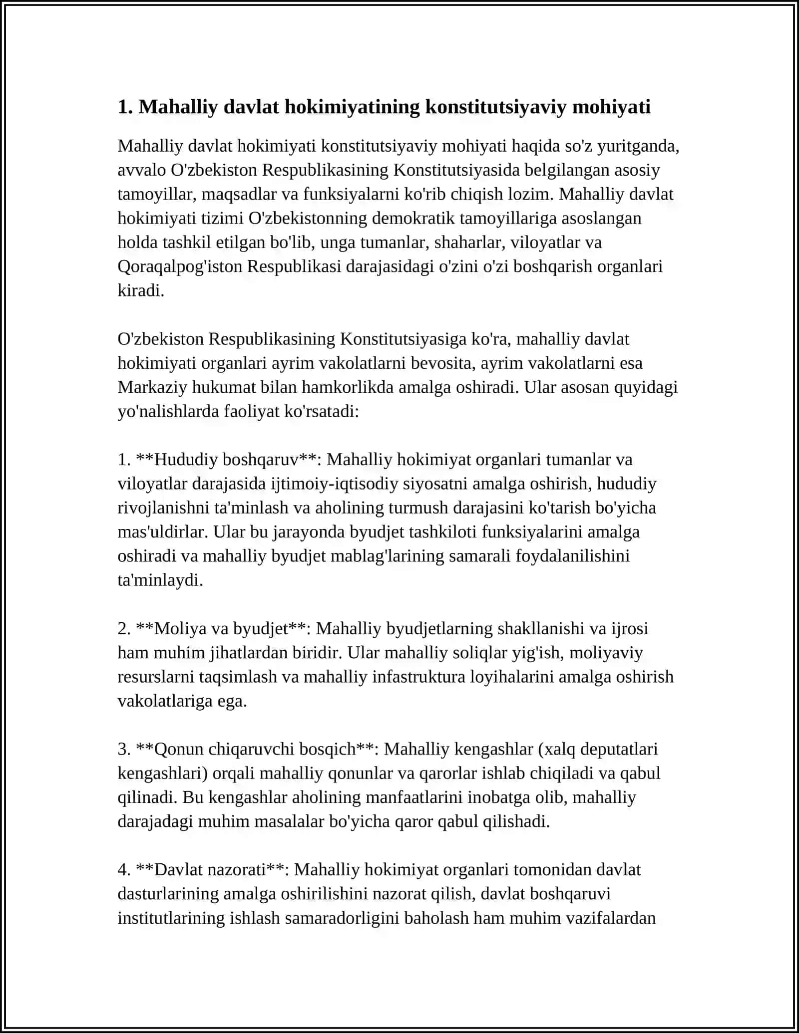 O'ZBEKISTONDA MAHALLIY DAVLAT HOKIMIYATINING KONSTITUTSIYAVIY ASOSLARI 3