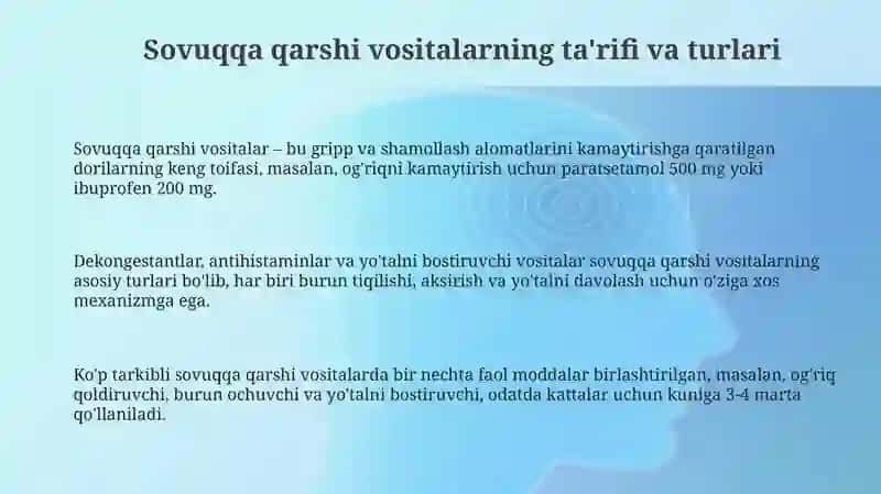 Sovuqqa qarshi vositalar 3