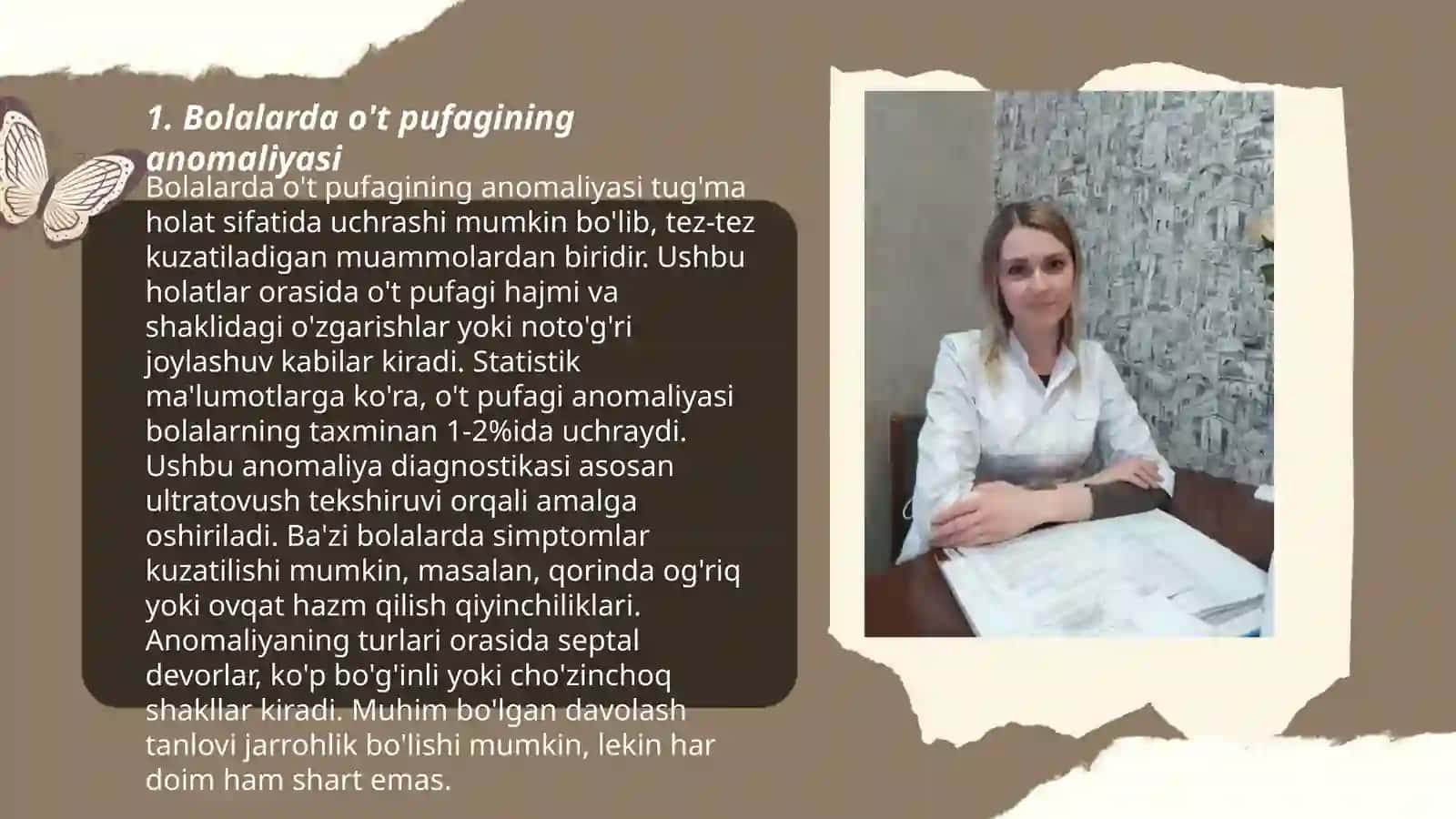 Bolalarda o't pufagi va o't yo'llari rivojlanish nuqsonlari. Portal gipertenziya sindromi 3