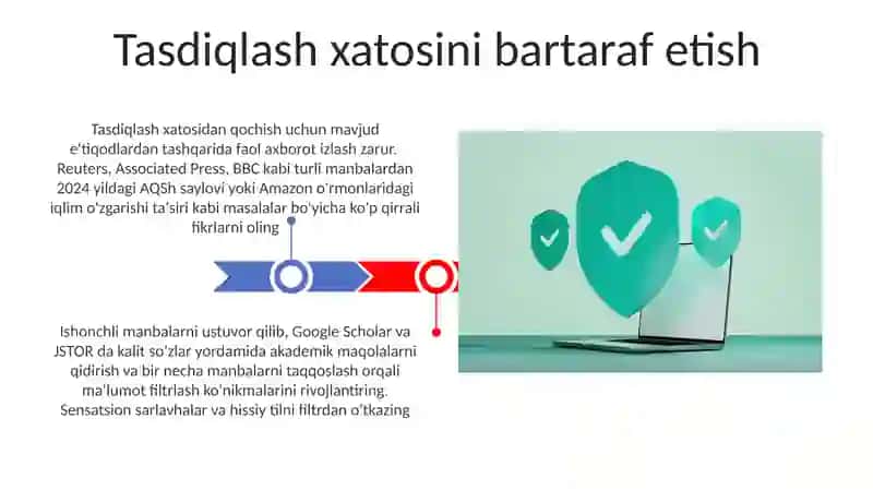 Axborotni filtrlash va tekshirish koʻnikmalarini rivojlantirish 3