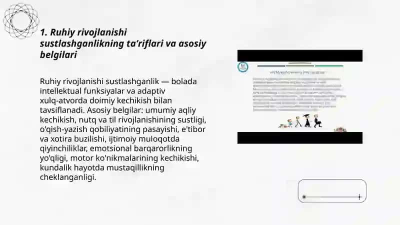 Ruhiy rivojlanishi sustlashgan bolalar 3