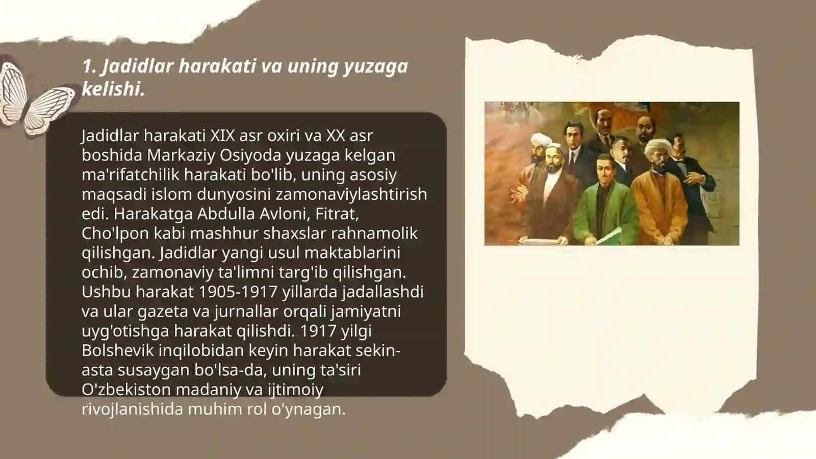 Qayta qurish yillarida Ozbekistondagi ijtimoiy- siyosiy vaziyat mavzulari 3